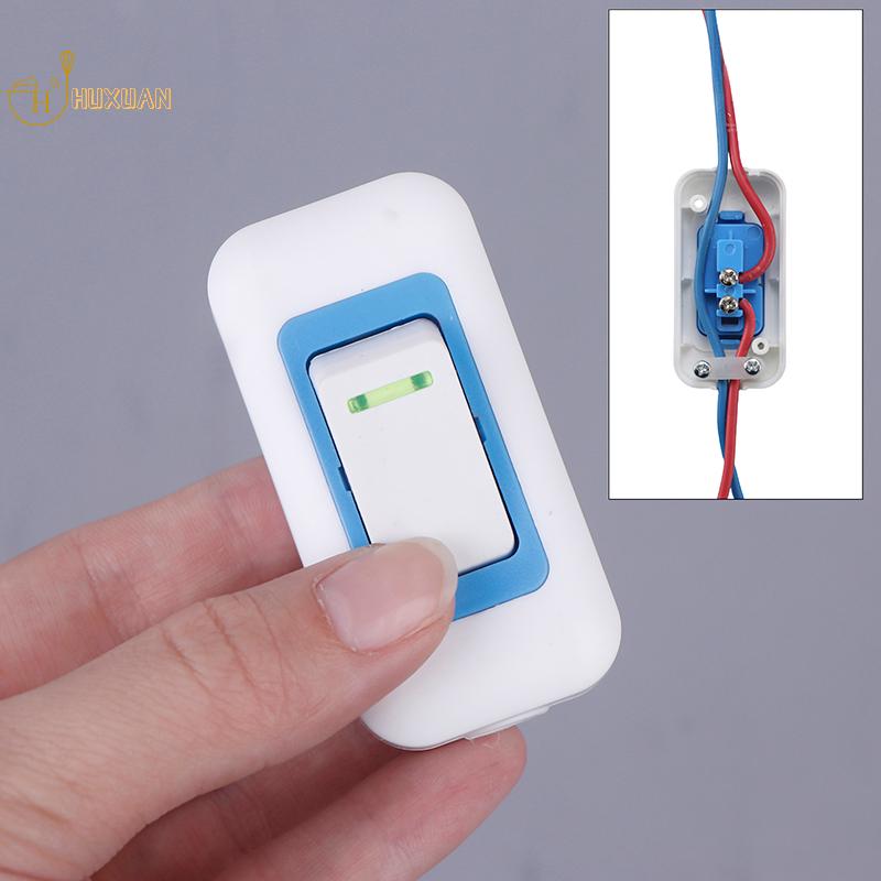 1/5PCS Small Rocker Button Wiring Switch White Hand Pinch Bedside Small Appliance Push Button Boat Shape Switch