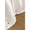 Housse de couette en percale 240 x 260 cm blanc chantilly Perrine