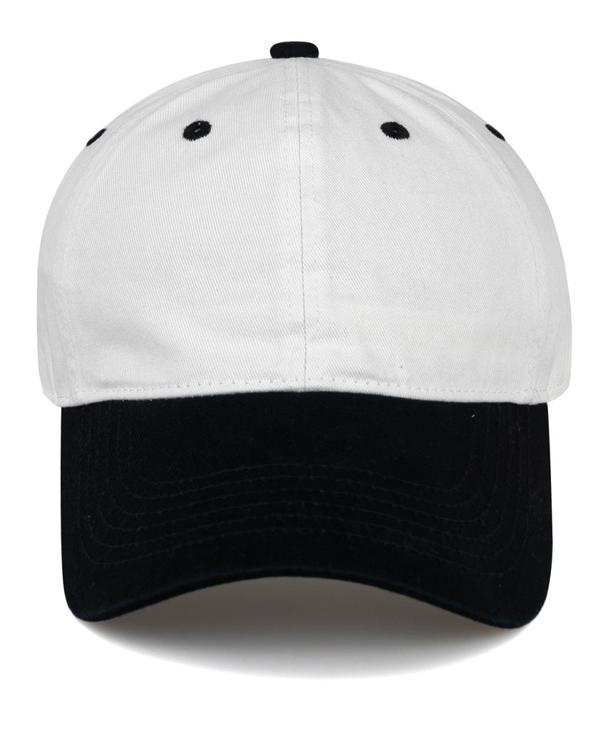 Chaebteo Casual Two-Tone Ball Cap-Navy