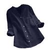 Relaxed Polyester Casual Shirt With Pockets For Daily Wear