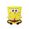 Calm Down SpongeBob Meditation Figurine: Cute Cartoon Desk Ornament