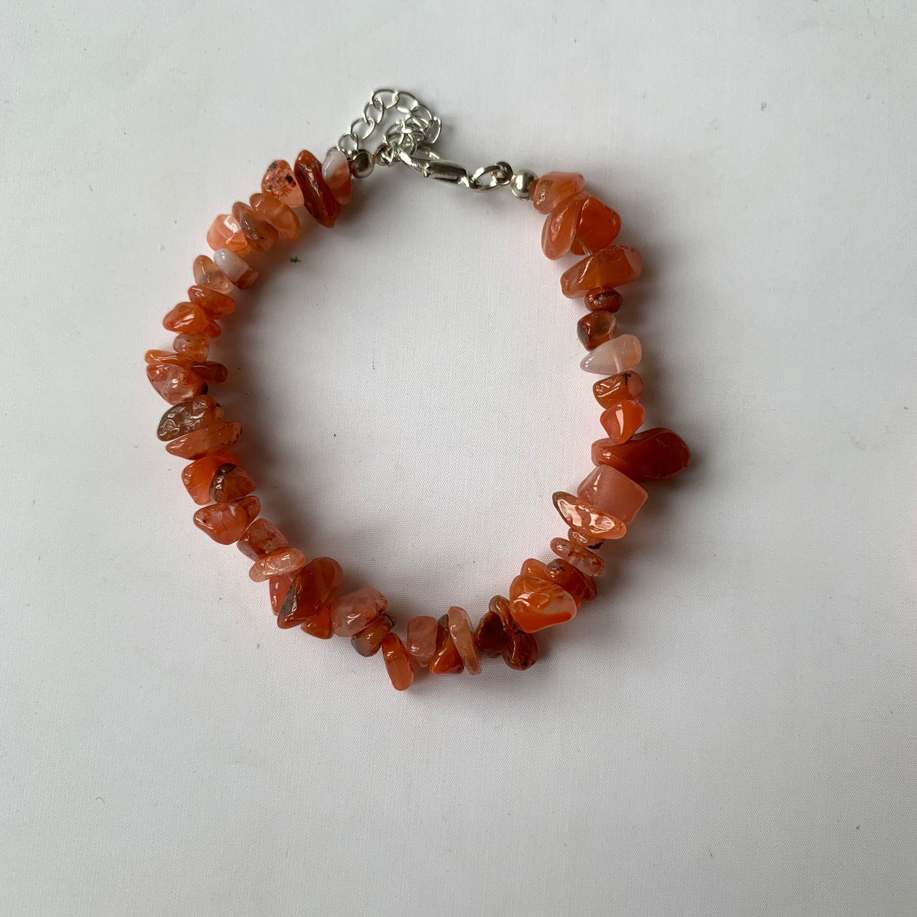 

Семицветный чокер из натурального дробленого камня и кристаллов - Ожерелье в пляжном стиле для весны/лета