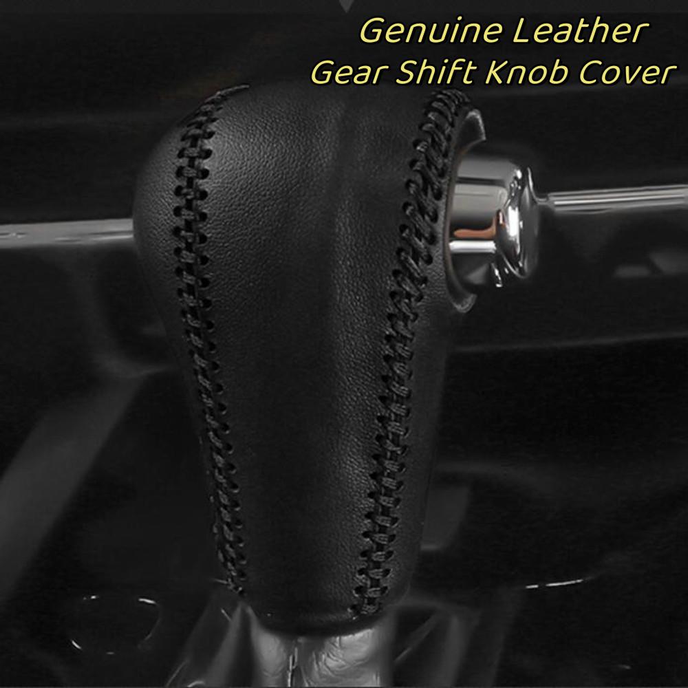 Auto Leder Kopf Schaltknauf Schutz Abdeckung für Honda Vezel HRV HR-V 2014 - 2020 AT Getriebe Shift Halsbänder Schutz fall Abdeckungen