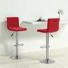 Day and Night - Day and Night Kitchen Stools 2 Units Red Wine Red Velvet