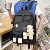 Ins Style New Fashion Trendy Casual Foreign Style Small Fresh Backpack Large Capacity Korean Version Sports College Style School Bag