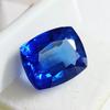 Fabulous Natural Tanzanite Blue Faceted 10-12 Ct Cushion Cut Loose Gemstone