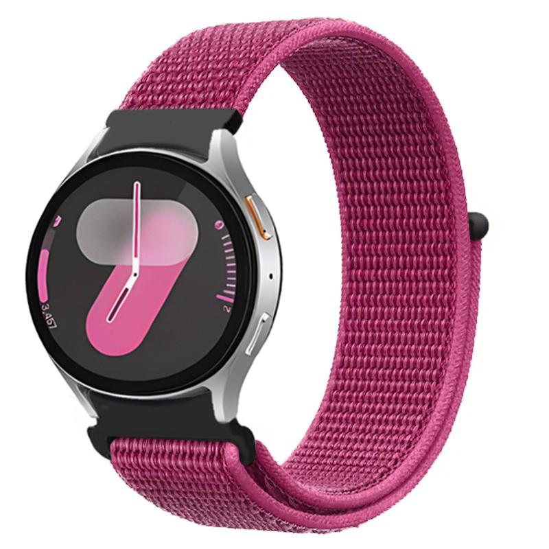 Nylon Loop Band for Samsung Galaxy Watch 7/FE/6 5 4 44mm 40mm Original Wristband for Watch 6 Classic 47mm 43mm/5 Pro 45mm Strap