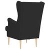 Armchair Black Boucle