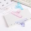 1 Piece Transparent Acryllic Paper Clip Simplicity Fashion Non-sticky Memo Pad Clip Beautiful Snack Seal Clip Student