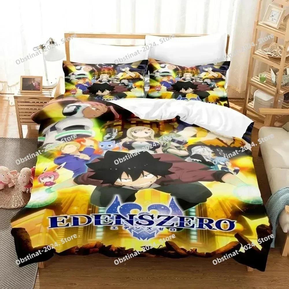 3D Anime Edens Zero Bedding Set Printed single Comforter Quilt Bed Cover Duvet Cover Pillow Case 3 Pieces Sets Kids Adult Size