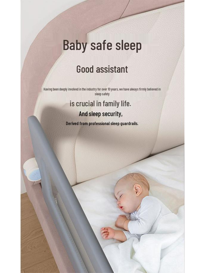 Baby Bed Rail: No-Install Safety Guard for Children
