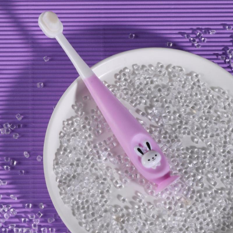 1 Pieza Cepillo de Dientes Infantil con Millones de Cerdas Nano Ultra Fino Suave para Niños Cepillo de Dientes Lindo de Dibujos Animados Para 2-12 Años