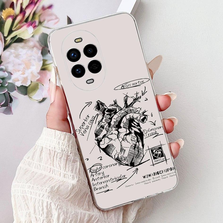 For Huawei Nova 13 Case Nova13 5G Cover BLK-AL80 Funda Popular Flower Butterfly Soft Clear Silicone Cases For Nova 13 Pro Bumper