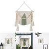 Bohemian Macrames Wall Hangings Woven Tapestrys Cotton Handmade Bohemian with Tassels Craft Ornament