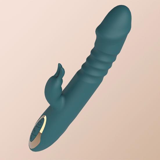 Vibrator Powerful Mode Rabbit Ears Strong Vibration Multi-frequency Retractable Soft Low Noise Flexible Enhance Relationship