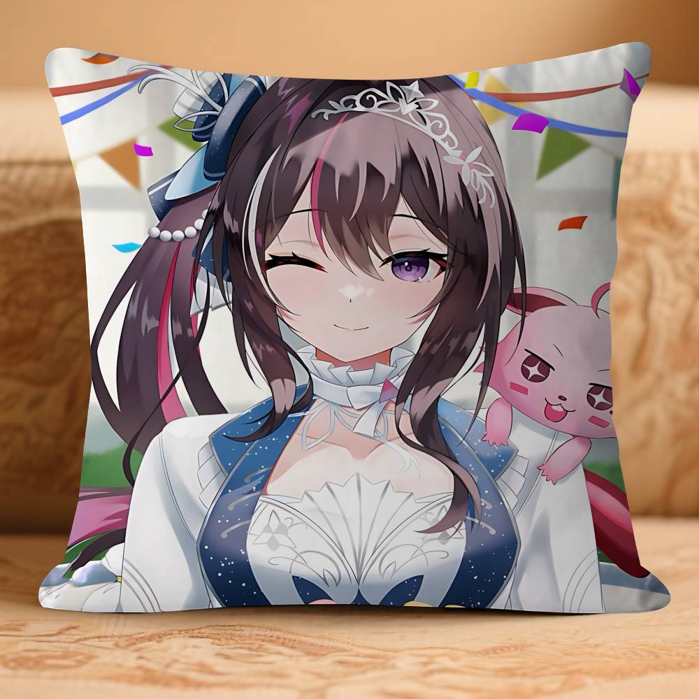 ANIME A-AZKi-I Kissenbezug Abnehmbar Waschbar Kissenbezug – Ganzjahresweichleinen