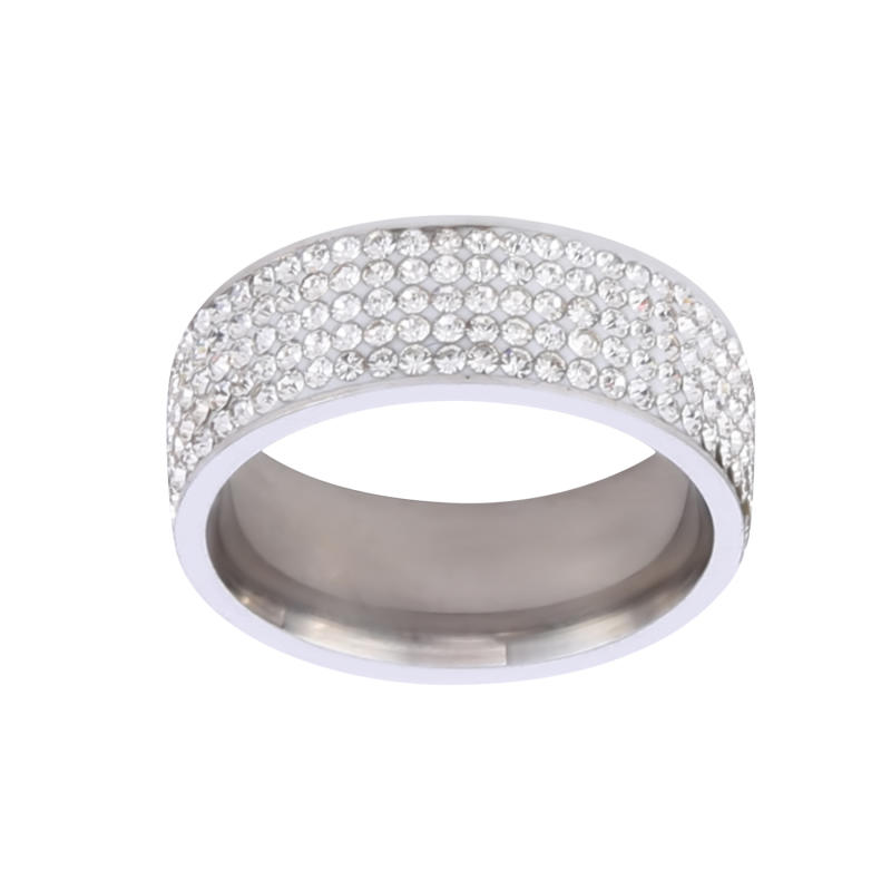 Damen Herren Mode Luxus Zirkon Diamant Ring Zierlich Paar Eheringe Elegantes Schmuckstück Geschenk