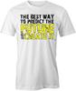 BEST WAY TO PREDICT FUTURE TShirt Tee Short-Sleeved Cotton CLOTHING S1WSA565