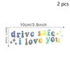 Car Window Decal, Car Decal Sticker Decor | Car Rearview Mirror Reflector Decal Decor