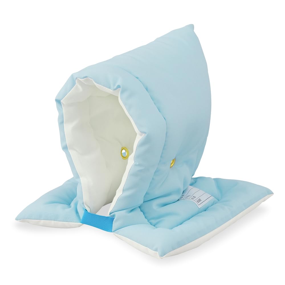 

[Japan Fire Retardant Association Certified Product] Iris Ohyama Disaster Prevention Hood, Size S, BZN-370S, Blue