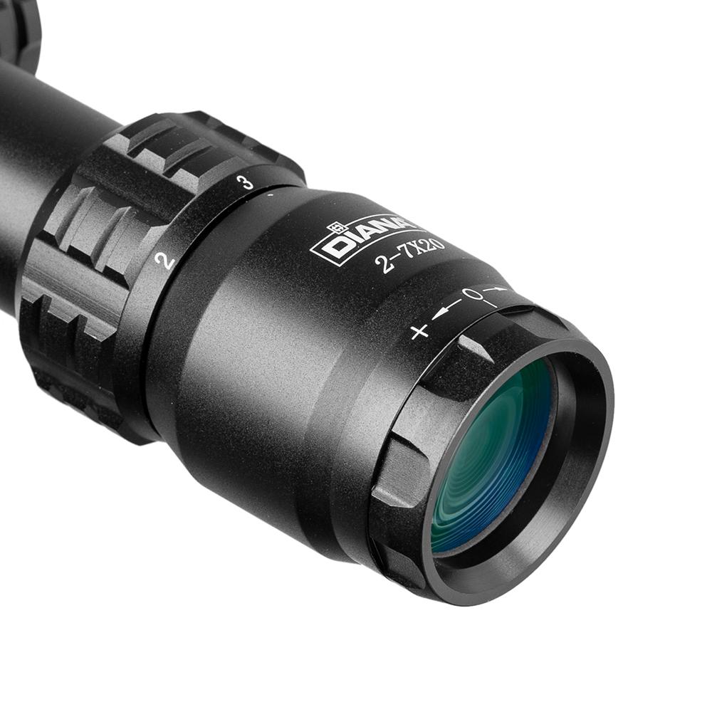 Diana 2-7x20 Dot Scope Fadenkreuz-Zielfernrohr für die Jagd