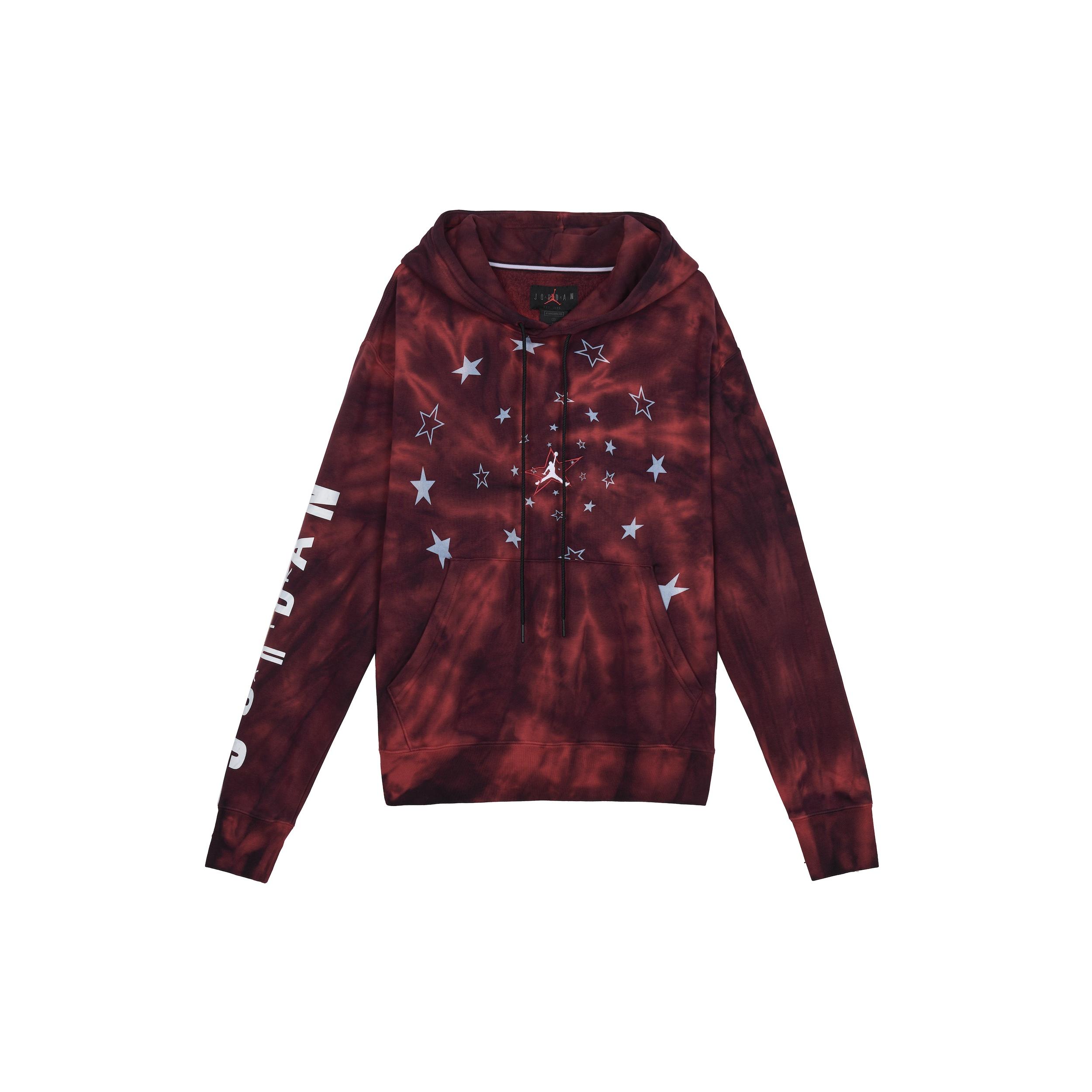 Air Jordan Legacy AJ6 Printing Fleece Pullover Gym Red Men s DD5226-010 XXXL