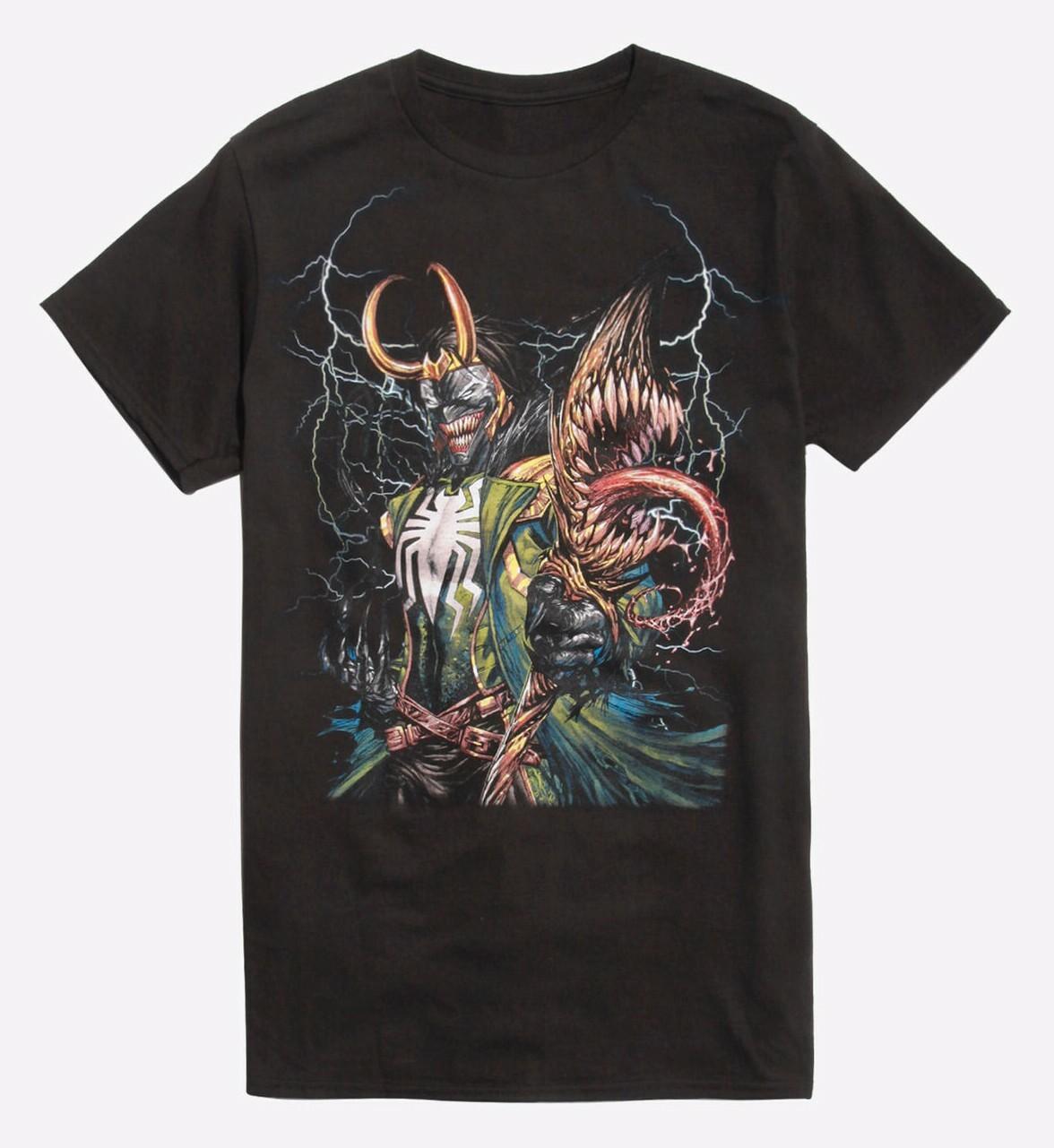 26 Marvel Comics Maximum Venom Venomized Loki Tee Shirt New Unisex T-Shirt XL