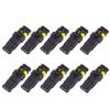 10 Set 3 Pin Way Waterproof Electrical Connector Car Wire Connector Plug Terminal