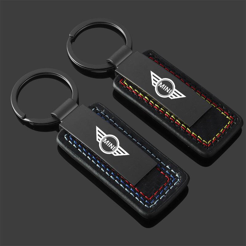 Metal Car Keychain Three Colors Anti-lost Key Chain Keyrings Holder For BMW Mini Cooper One JCW F54 F55 F56 F57 F60 R50 R52 R53 ydbn48