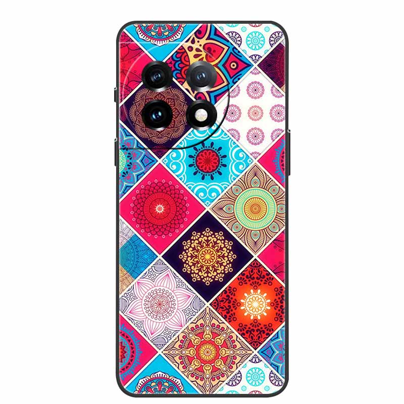 For One Plus 11 Case Marbled Granite Stone Texture Phone Cases for Oneplus 11R Shockproof Soft Cover on for Oneplus11 5G Silicon