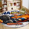 Populiarus Anime Naruto Apvalus Kilimas Madingas Raštas Minkštas Pliušinis Kilimas Neslystanti Paklotė Berniukams Vaikų Miegamajam Svetainei Namų Dekoras