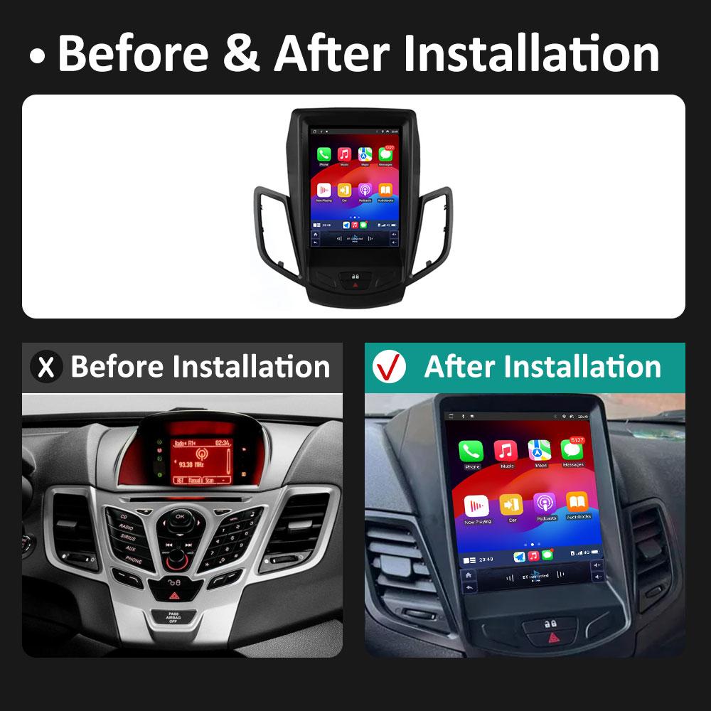 Intelligent System DSP Stereo for Ford Fiesta MK7 2009 2010 2011 2012 2013 - 2016 Wireless Carplay Navigation WIFI Accessories