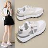 Fashion 2025 Women Sneakers Thick Soled Round Head Fashion Shoes Women Comfortable Breathable Casual Wear-resistant Sneakers