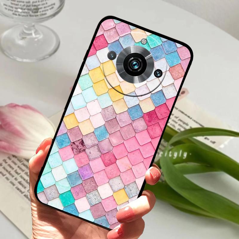 Pro pouzdro Realme 11 Pro Plus Silikonové nárazuvzdorné měkké TPU kryt telefonu Pro Realme 11 11Pro+ 5G Funda Realme11 Pro Capa Kreslený