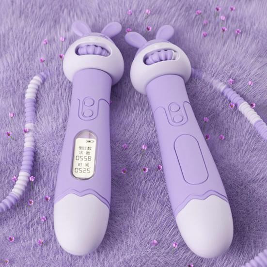 Hoppetau med benkelengde Justerbar, flokefri ergonomisk håndtak hoppetau Treningsutstyr for barn