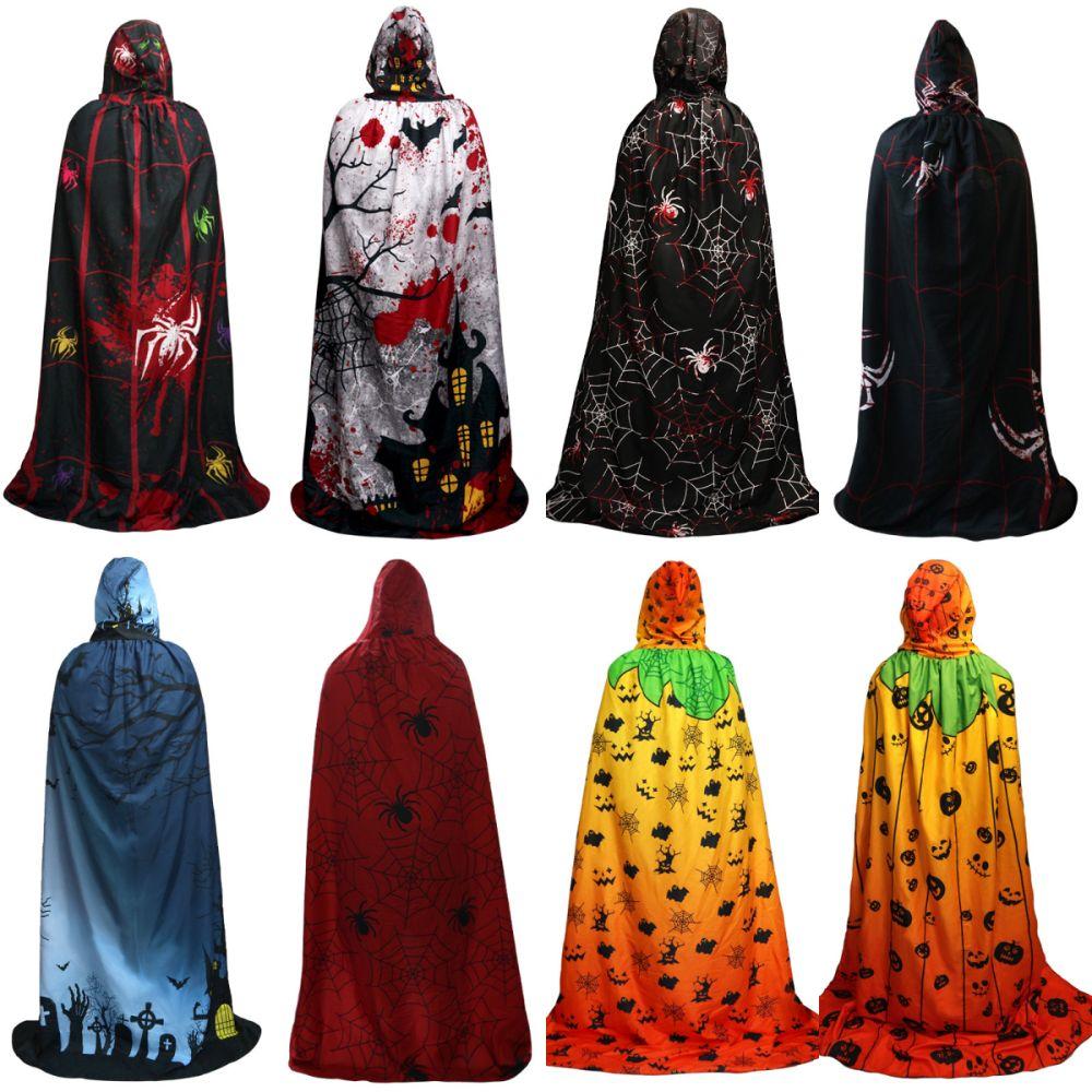 Castle Halloween Costume Cosplay Props Pumpkin Spider Web Cape Performance Property