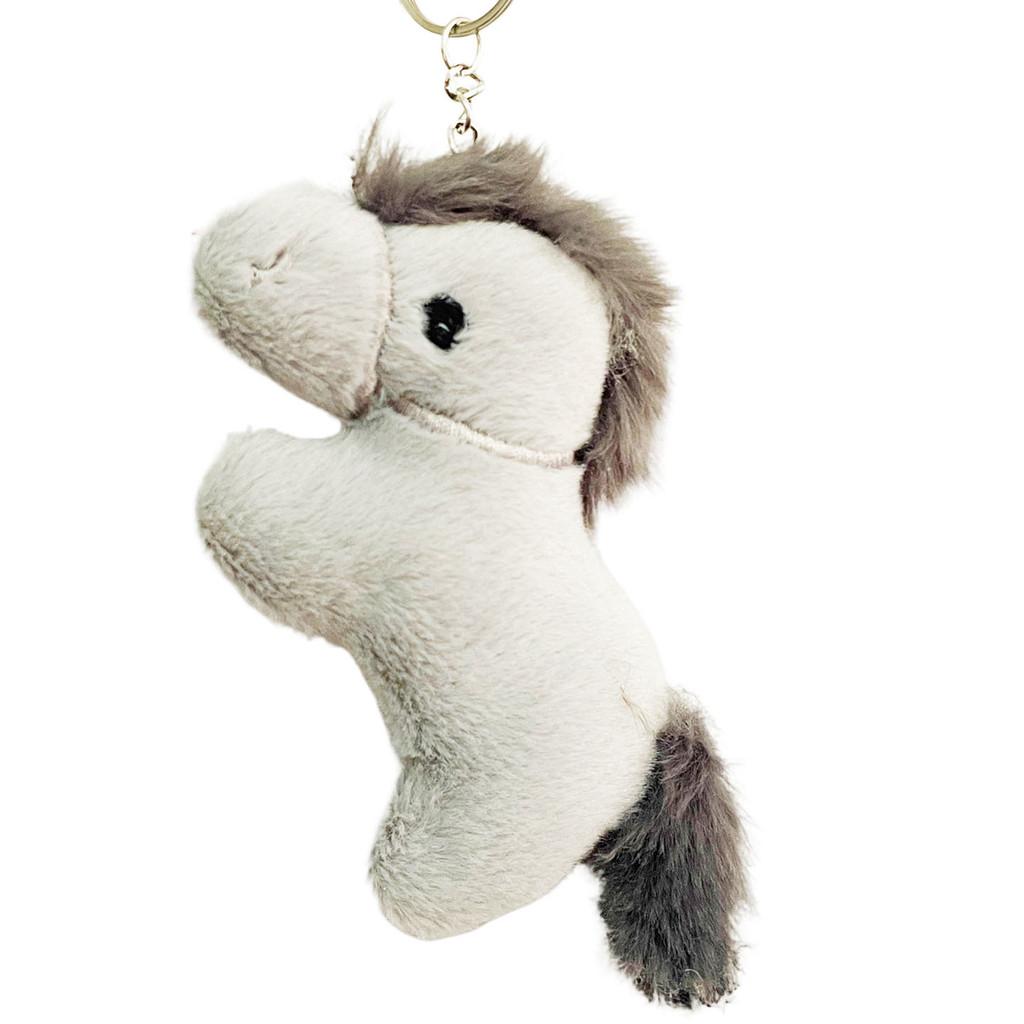 

Plush Horse Toy Animal Figure Gift For Kids And Girls сірий колір