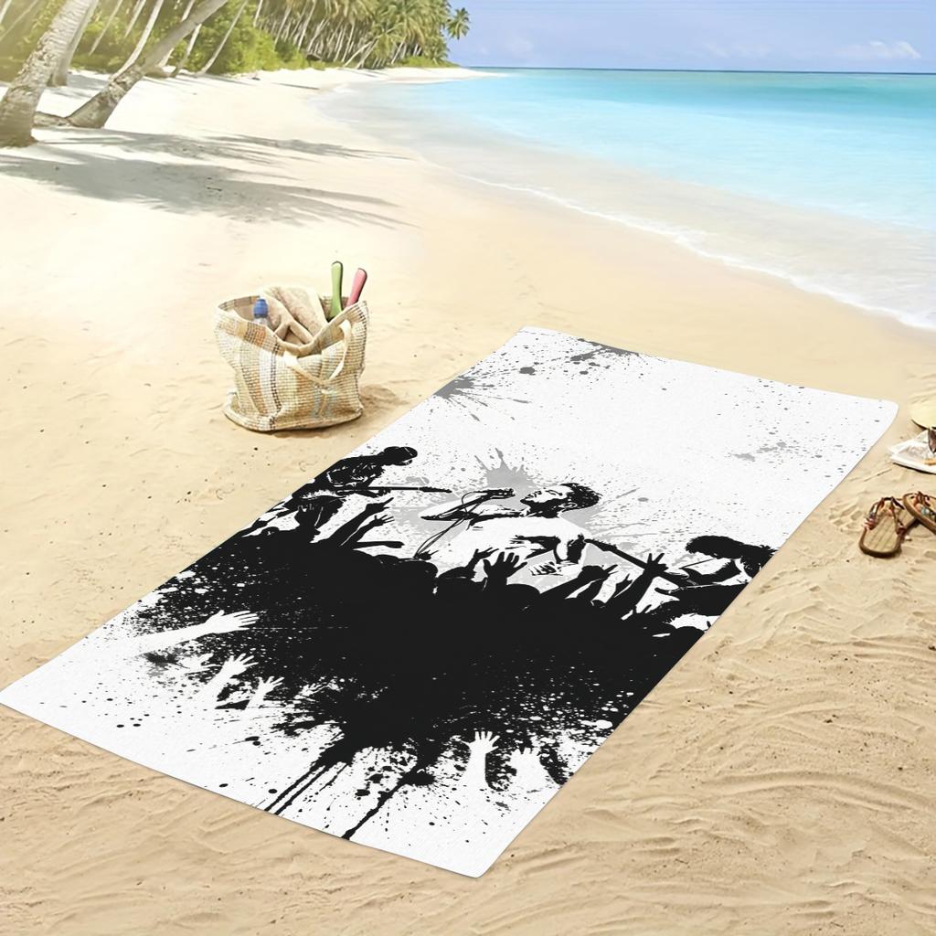 Polyester Beach Towel - Multi-functional Towel for Swimming, Fitness, Camping, Yoga, Travel and Beach Activities