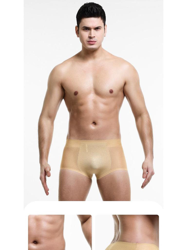Men's Padded Butt Lifting Underwear with Thick Sponge for Enhanced Curves