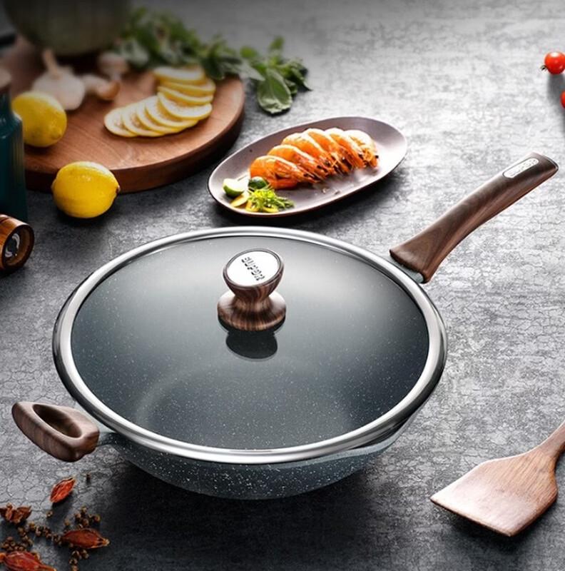 Supor Healthy Stone Cast Non-Stick Wok