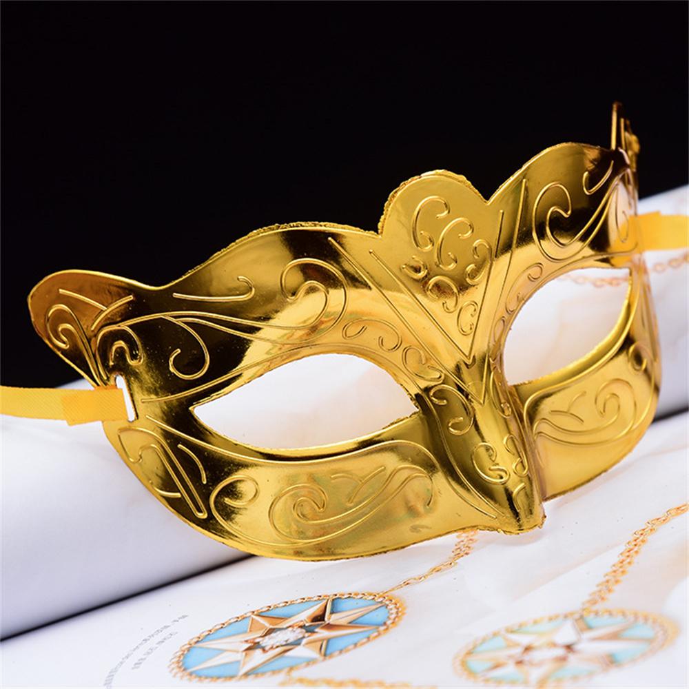 Halloween Mask New Translucent Creative Mask Masquerade Masquerade Party Half Face Decorative Mask