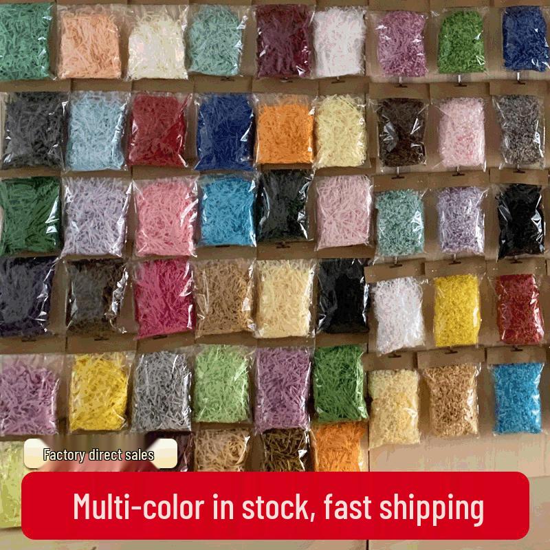 Raffia Paper Shredded Filler for Wedding Favors and Gift Box Decorations