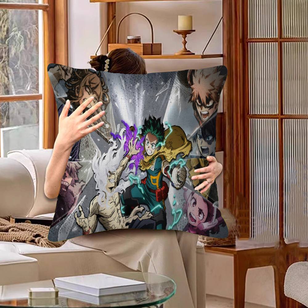 My AnimeHero A-Academia Personalized Pillow Cover Kids Bedroom Wild Party Decor Pillowcase kid Birthday shower Gift