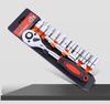 Fast Ratchet Wrench Set: Large, Medium, Small Gear Sockets, Two-Way Pin Wheel, Chrome Vanadium Steel for Auto Repair