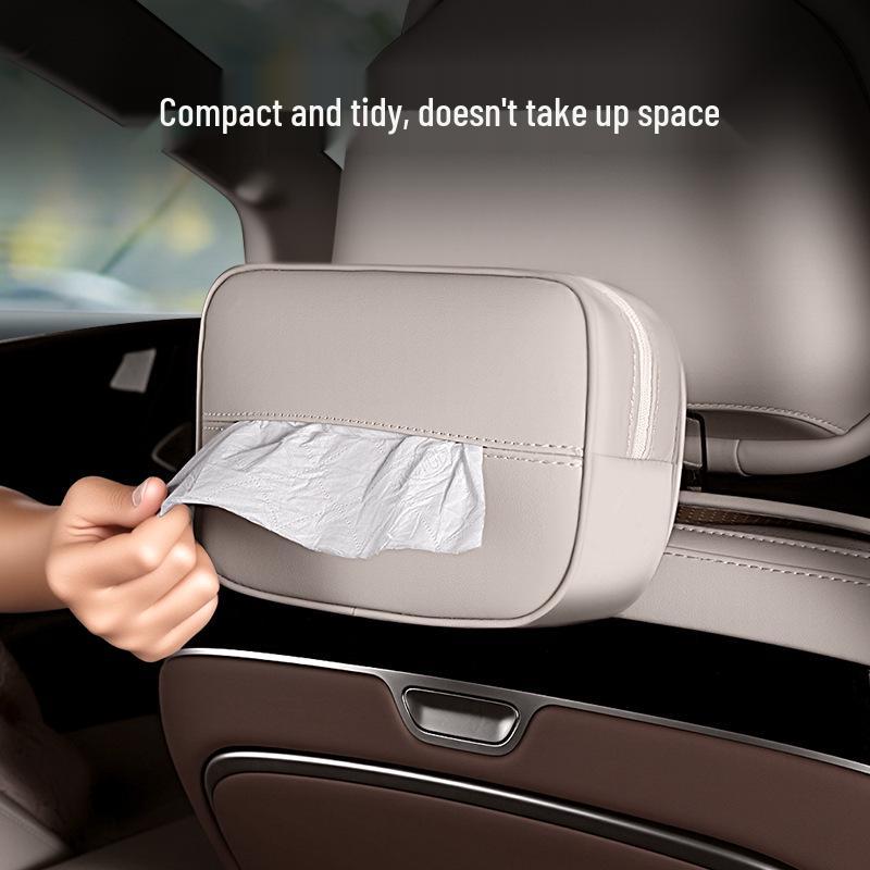 BYD Xia Car Tissue Box: Hanging Rear Seat Storage Bag