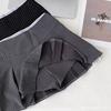 Jupe Patineuse Grande Taille Vintage Fille Chaude Amincissante Petite Jupe Mini Plissée Jupe Pantalon Polyvalente Décontractée JK pour Femmes