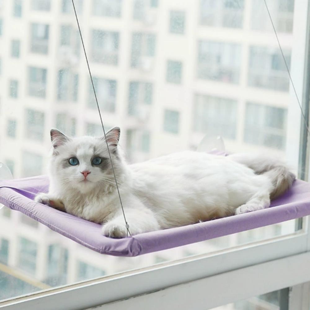 Cat Window Perch Suction Cup Cat Hammock Foldable Window Sill Cat Bed For Cats All Season Pet Sleeping Bed