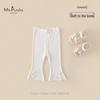 MS.PUALA Baby Girl's Summer Lightweight Slit-Hem Ankle Leggings