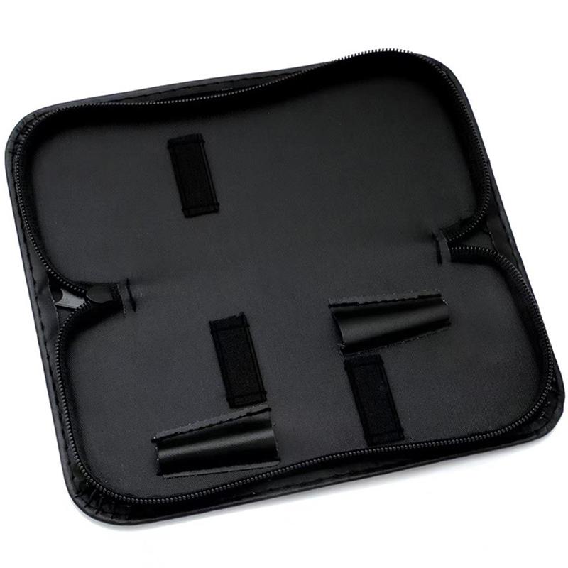 Haircut Scissors Bag Salon PU Leather Zipper Portable Pouch Box Hairdressing Hairstyling Scissors Case Barbershop Professional