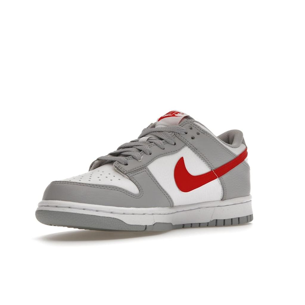 Nike Dunk Low GS Grey Red Kids Sneakers White DV7149-001
